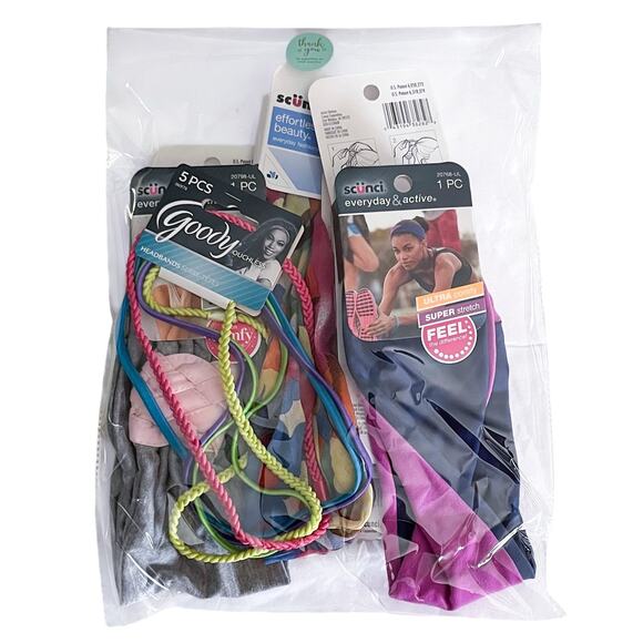 Huge Hair Accessory Lot 5+ Headbands Floral Clips Press On Appliques Bundle - Picture 2 of 5